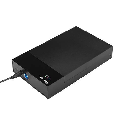ENCLOSURE VORAGO HDD-303 NEGRO DD 2.5 Y 3.5 USB 3.0 SATA TOOL FREE
