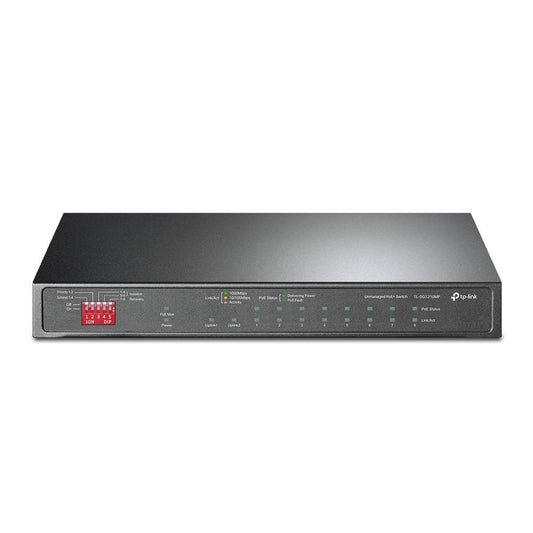 Switch de Escritorio TP-LINK TL-SG1210MP, Negro, 9 Puertos RJ45 - 1 Puerto SFP/RJ45