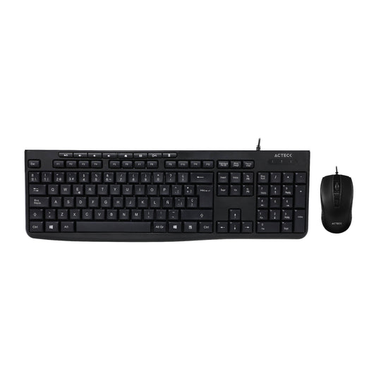 Kit Teclado y Mouse Acteck CREATOR PRIME MK455 Essential Series Teclado y Mouse Alámbrico