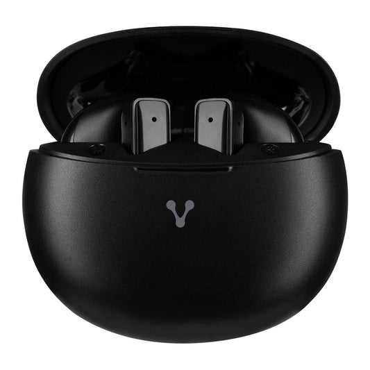 AUDIFONOS VORAGO ESB-310 BLUETOOTH 5.4 24 HRS DE REPRODUCCIÓN, CONTROLES TÁCTILES, FUNCIÓN MANOS LIBRES Y CONEXIÓN PARA CARGA USB TIPO C COLOR NEGRO