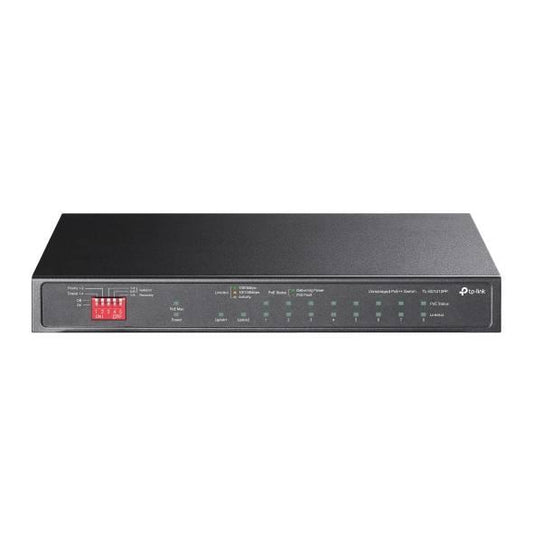 Conmutador  TP-LINK TL-SG1210PP, Negro