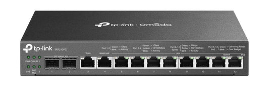 ROUTER VPN GIGABIT 3 EN 1 OMADA TP-LINK ER7212PC DE GESTIÓN CENTRALIZADA Y HASTA 4 PUERTOS WAN ETHERNET