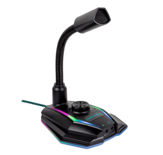 Micrófono Gamer Iluminación LED RGB Conexión USB Handler | VORTRED