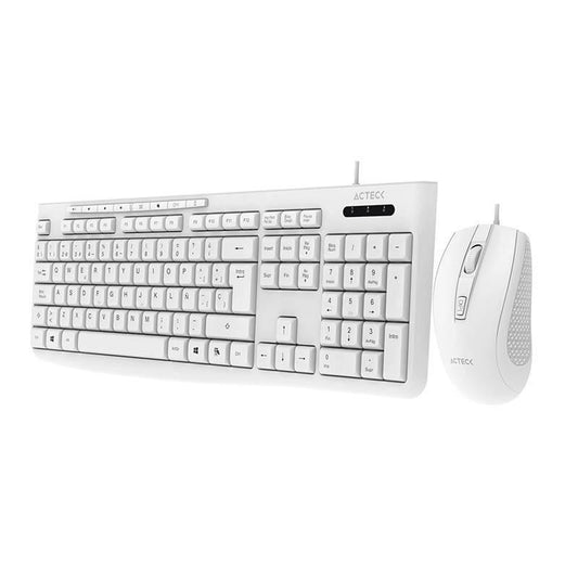 Kit Teclado y Mouse Creator Prime MK455 ACTECK Advanced Series Teclado y Mouse Alámbrico, Tecla Membrana