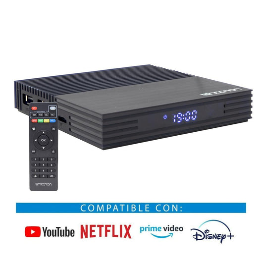 tv box NECNON Modelo 3M-2, Ethernet, 4K UHD , Android TV 11 ,  2 GB, 16 GB