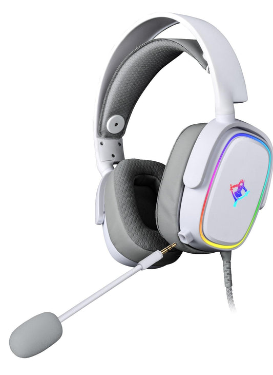 YEYIAN DIADEMA GAMER PROUD SERIE 3500 BLANCO, 3.5MM AUDIO Y MIC COMPATIBLE CON CONSOLAS DE VIDEOJUEGO, ALMOHADILLAS ACOLCHADAS , MOD. YDG-33406
