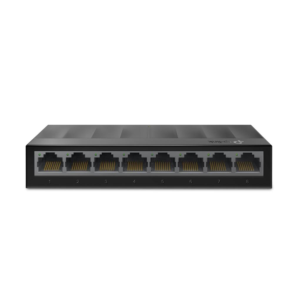 SWITCH GIGABIT DE 8 PUERTOD PARA ESCRITORIO CON TECNOLOGÍA GREEN ETHERNET PLUG AND PLAY TP-LINK LS1008G