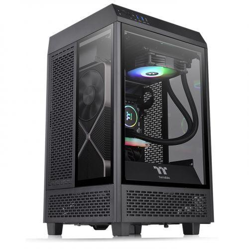 Gabinete Thermaltake Tower 100 Negro Mini Tower, Mini-Tower, Mini-ITX, USB 3.0, sin Fuente