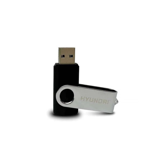 Memoria USB HYUNDAI U2BK/8, Plata, 8 GB, USB 2.0