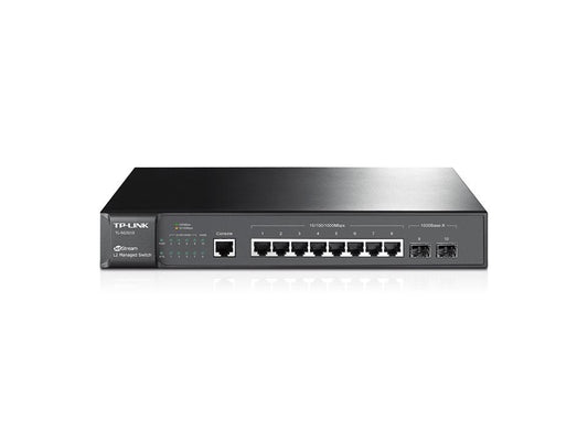 Switch Administrable TP-LINK, Negro, 10/100/1000Mbps, 8ptos, SG3210 (TL-SG3210)