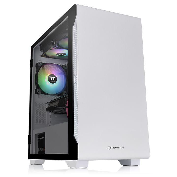 Gabinete Thermaltake S100 Tempered Glass Snow Micro Tower, Micro-ATX/Mini-ITX, USB 2.0/3.0, sin Fuente, 1 Ventilador Instalado