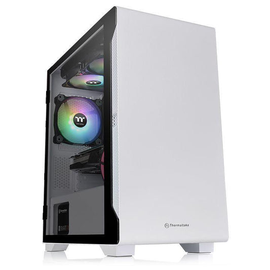 Gabinete Thermaltake S100 Tempered Glass Snow Micro Tower, Micro-ATX/Mini-ITX, USB 2.0/3.0, sin Fuente, 1 Ventilador Instalado