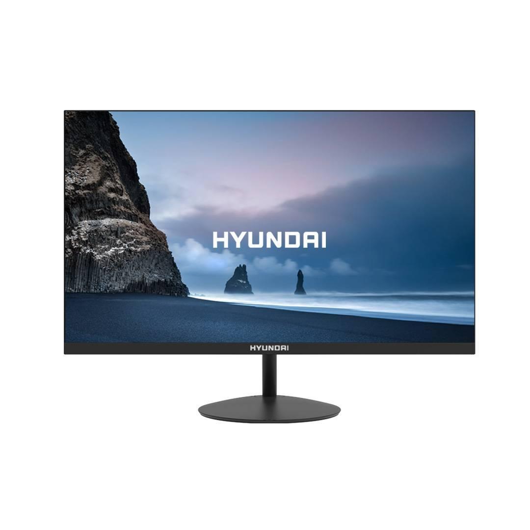 Monitor LED,  HYUNDAI 21.45 Pulgadas HT21FOMBK02  Resolución 1920x1080 Full HD, Montaje Vesa, Incluye cable HDMI, Negro