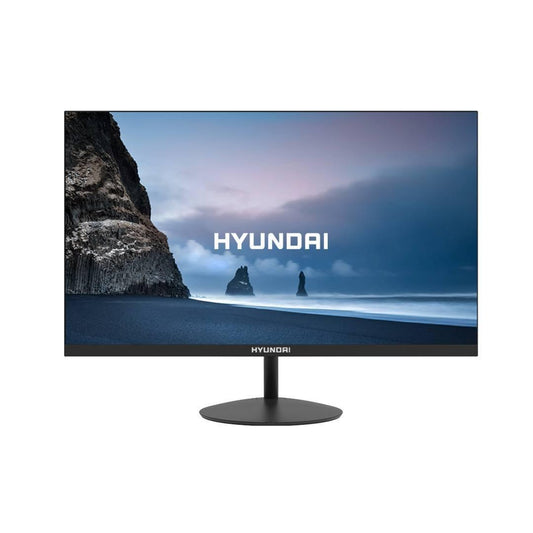Monitor LED,  HYUNDAI 21.45 Pulgadas HT21FOMBK02  Resolución 1920x1080 Full HD, Montaje Vesa, Incluye cable HDMI, Negro