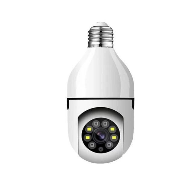 Cámara foco DBUGG DB-FF01 Esta cámara tipo domo te permitirá registrar diversos momentos. Cuenta con resolución de 2MP,DSe conecta a roseta E27