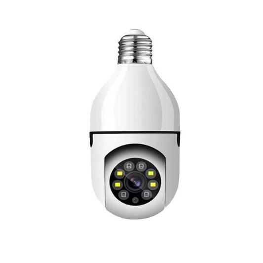 Cámara foco DBUGG DB-FF01 Esta cámara tipo domo te permitirá registrar diversos momentos. Cuenta con resolución de 2MP,DSe conecta a roseta E27
