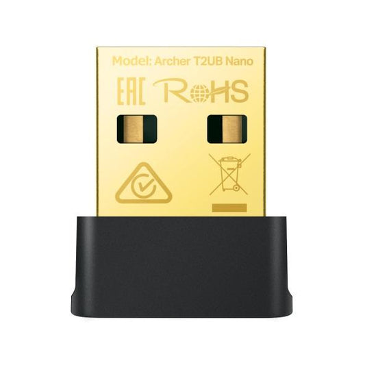 ADAPTADOR WIFI USB BLUETOOTH 4.2 TP-LINK ARCHER T2UB NANO DOBLE BANDA DE ALTA VELOCIDAD