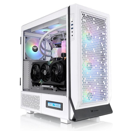 Gabinete Thermaltake Ceres 500 TG ARGB Snow Mid Tower, ATX/E-ATX/Micro ATX/Mini-ITX, USB 3.0, sin Fuente, 4 Ventiladores Instalados ARGB