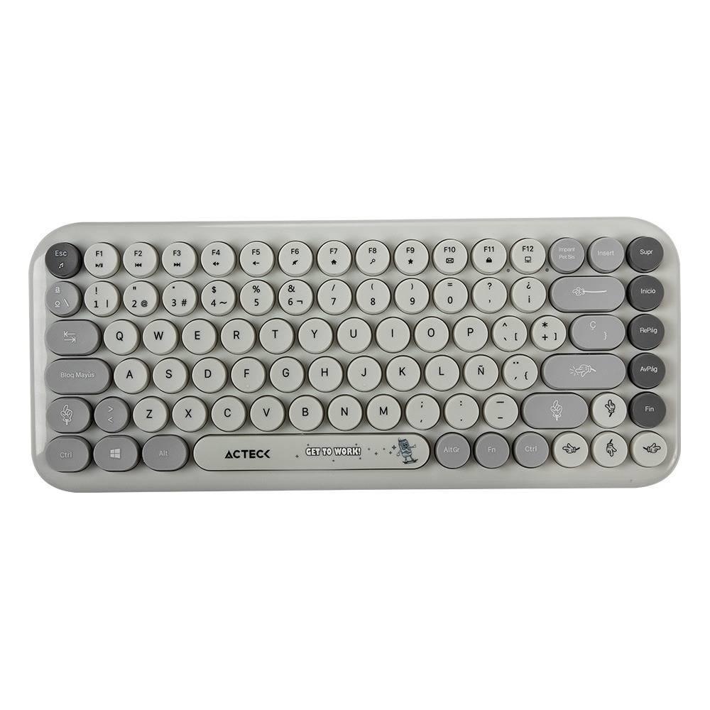 Kit Teclado y mouse Inalámbricos 2.4hz Creator Chic K-Colors MK480 Advanced Series Teclado Inalambrico Dongle 2.4Mhz