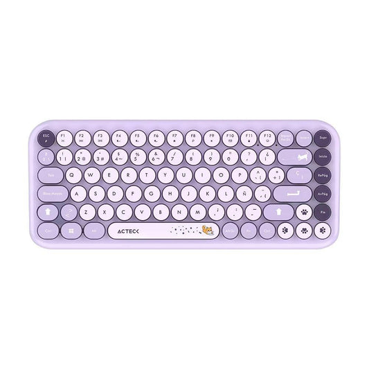 Kit Teclado y mouse Inalámbricos 2.4hz Creator Chic K-Colors MK480 Advanced Series Teclado Inalambrico Dongle 2.4Mhz, Rango 10m