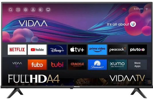 Televisor Hisense 43A43KV, 43 pulgadas, LED FHD, 1920 x 1080 Pixeles, VIDAA SMART TV