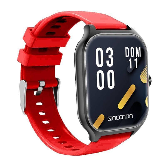 SMARTWATCH NSW-101 2.01  IP67 BT 5.0 APP FITPRO BAT 180 mAH MIDE CALORIAS FC CON VIBRACIÓN MULTIMEDIA FUNCIÓN BUSCAR Y FOTOS A DISTANCIA NEGRO/ROJO