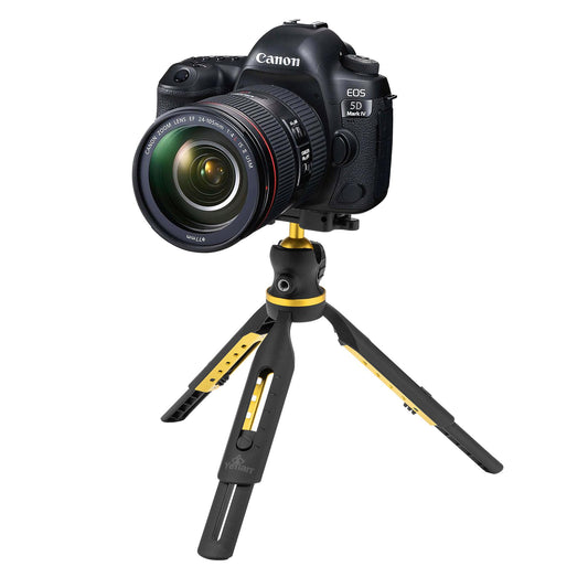 YEYIAN TRIPODE PORTATIL GLITNIR MASTER, AJUSTABLES 5 NIVS, COMP  DIFERENTES DISPOSITIVOS, INC MONTURA PARA SMATPHONES, PLASTUICO ABS, YSS-SWFL-01-BL