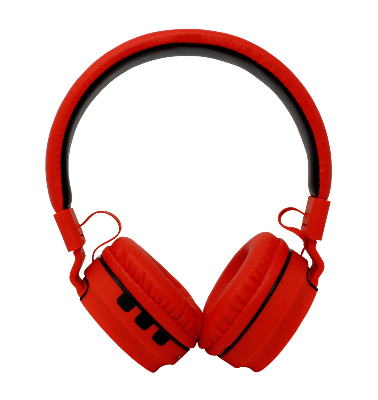 AUDIFONOS OVER-EAR BLUETOOTH NBH-05 MEGA BASS RADIO FM MICRO SD 3.5MML MANOS LIBRES RUBBERIZED ROJO