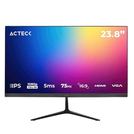 Monitor  ACTECK Captive Vivid SP240, 23.8 pulgadas, 250 cd / m², 1920 x 1080 Pixeles, 5-8 ms, Negro