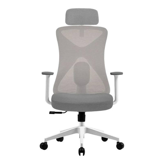Silla FLOE PRO EC737  ACTECK  ELITE SERIES Silla de Oficina  Ergonómica, Ajuste lumbar, Reposa brazos Fijo,  Color  Blanco. AC-937245