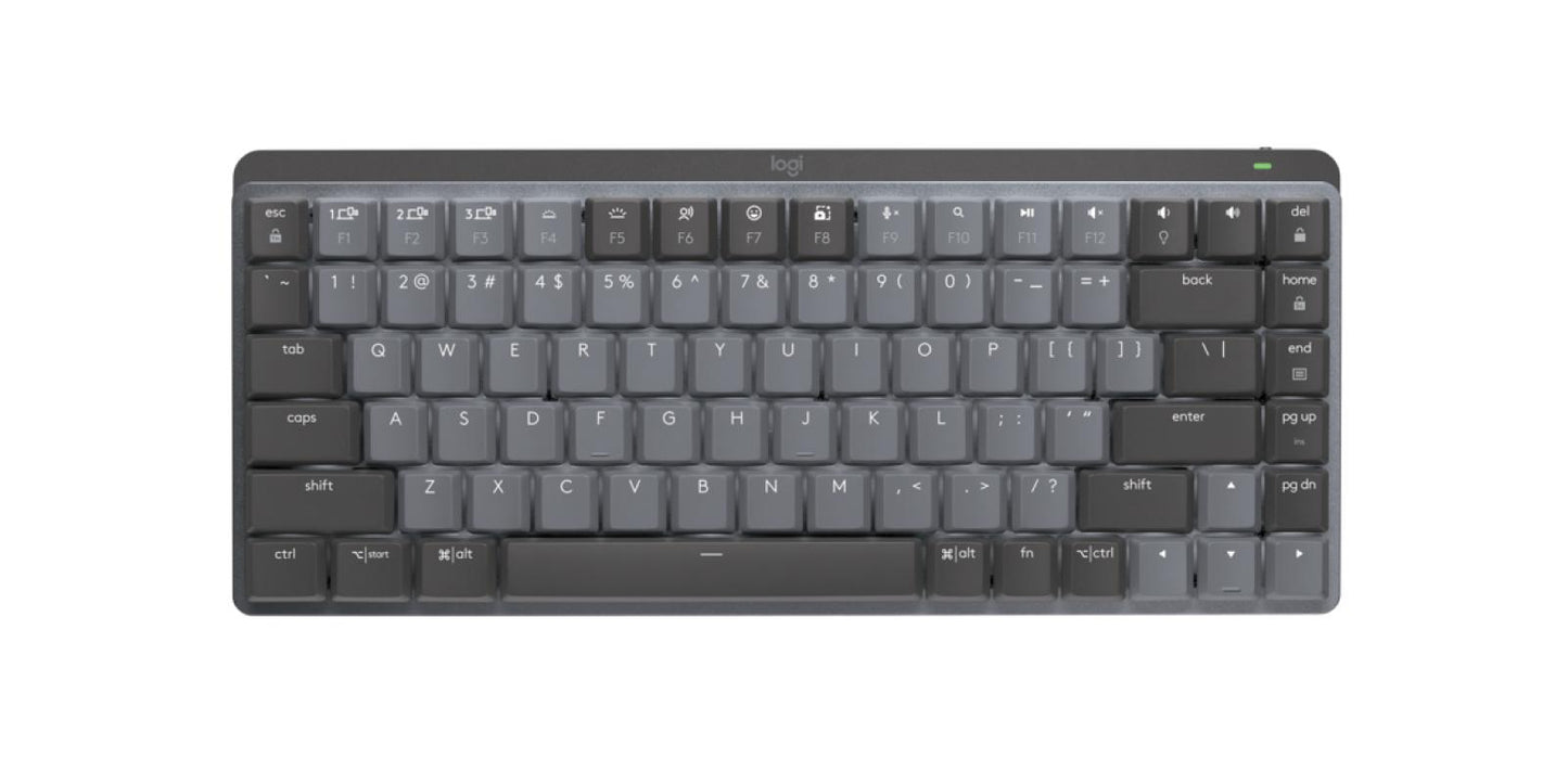Teclado LOGITECH MX MECHANICAL MINI, Negro