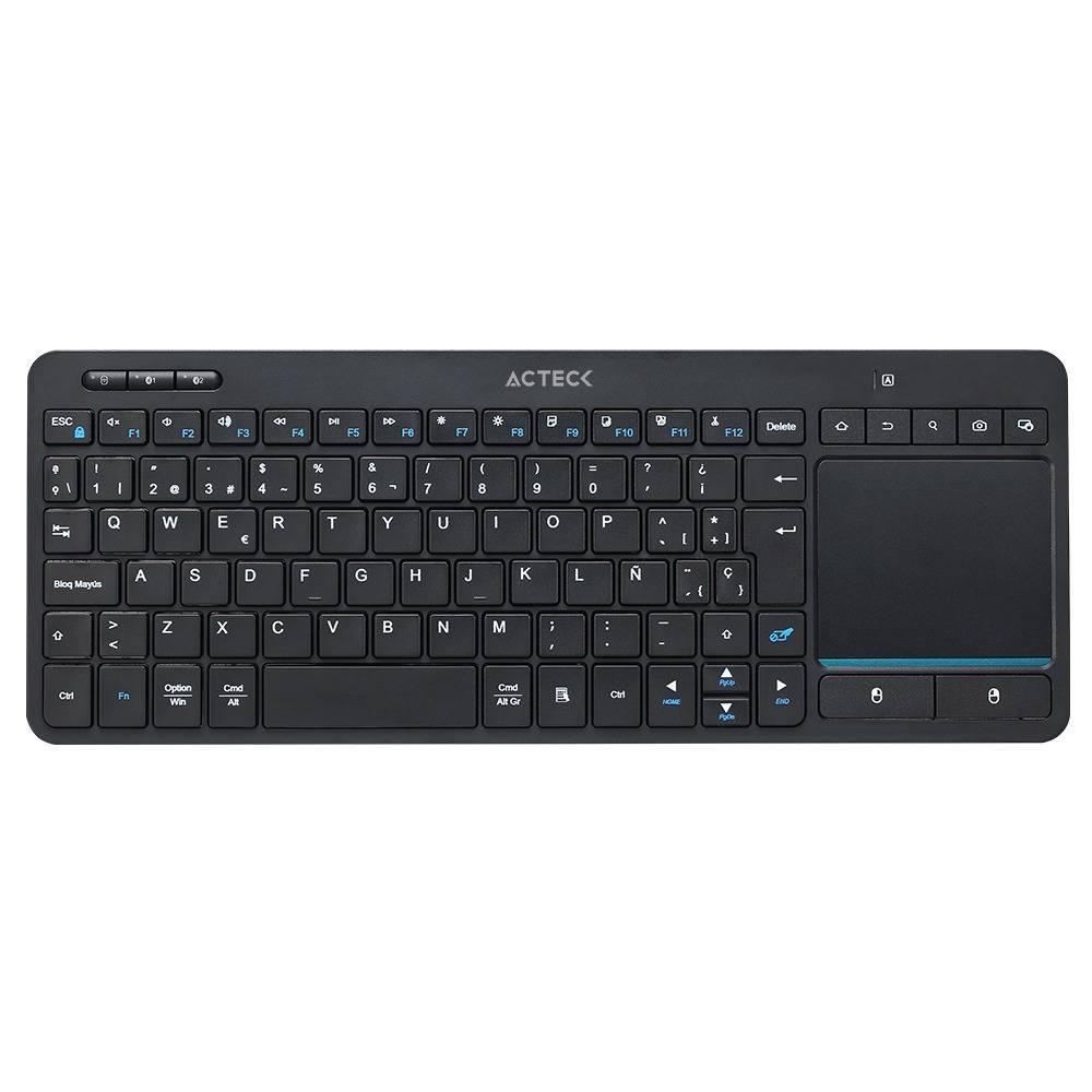 Teclado Inalámbrico Multidispositivos INSPIRE SMART TI707 Acteck Elite Series Teclado Multidispositivo Inalámbrico  2.4 MHz, 2 Modos BT Para Smart TV, Touc