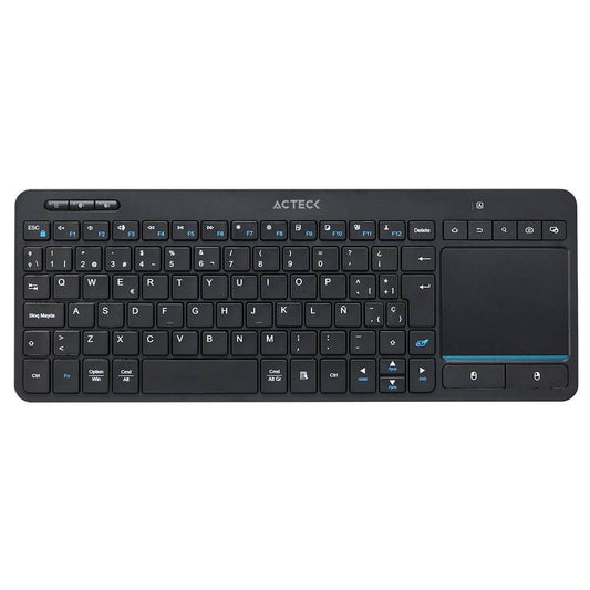 Teclado Inalámbrico Multidispositivos INSPIRE SMART TI707 Acteck Elite Series Teclado Multidispositivo Inalámbrico  2.4 MHz, 2 Modos BT Para Smart TV, Touc