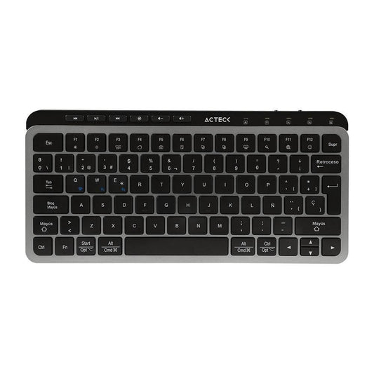 Teclado Inalámbrico 2.4hz Inspire Krea TI750 Acteck Elite Series Teclado Inalámbrico Dongle 2.4Mhz, Rango 10m, Bluetooth 5.1, USB A- USB C, 3 Dispositivos