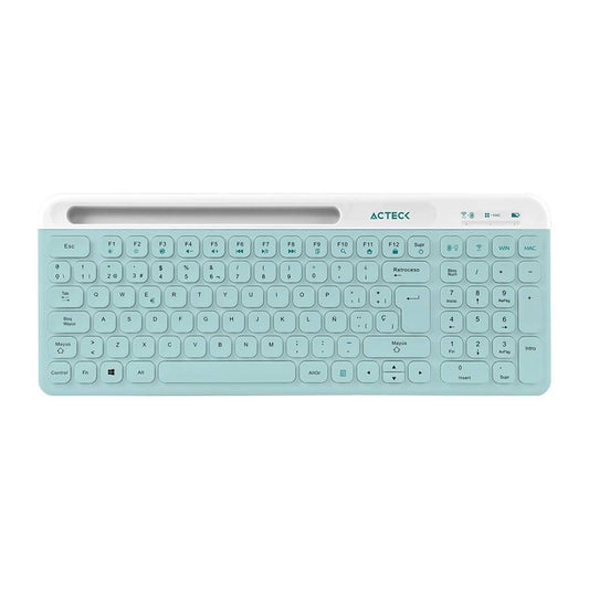 Kit Teclado y Mouse  Creator Vituos Silk MK720 Acteck Elite Series Teclado y Mouse Inalámbrico 2.4Mhz, Alcance 10m, Conexión Bluetooth, Batería Recargable