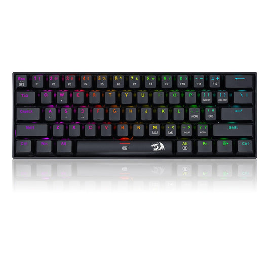 Teclado Mecánico Redragon Dragonborn k630RGB BROWN , Inglés, Negro, RGB
