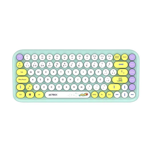 Kit Teclado y mouse Inalámbricos 2.4hz Creator Chic K-Colors MK480 Advanced Series Teclado Inalambrico Dongle 2.4Mhz, Rango 10m