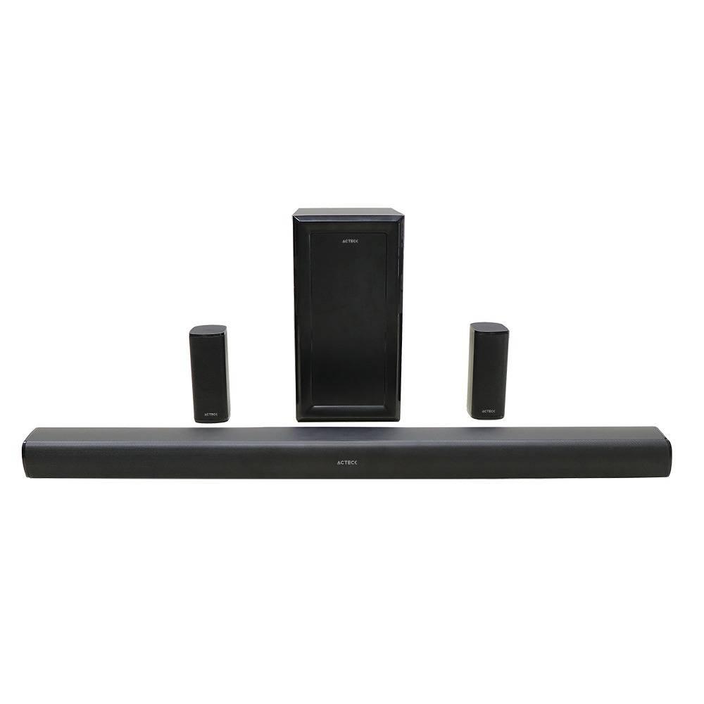 Teatro en Casa Dynamic Stage BS700 Acteck Elite Series 5.1 Canales, Dolby 180w, Conectividad: Bluetooth 5.3, USB-A, HDMI (ARC), Óptical, 3.5mm.
