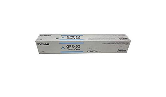 Tóner. Canon GPR-52 CIAN. Aproximadamente 16.500 páginas de rendimiento