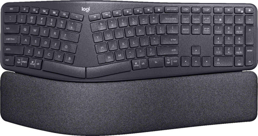 Teclado LOGITECH ERGO K860, Bluetooth, Negro, Inalámbrico