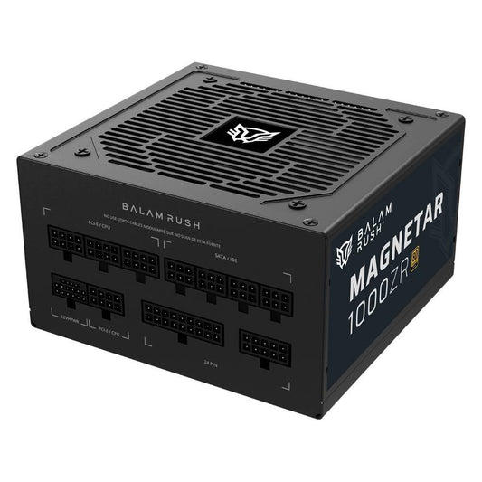 Fuente de Poder 1000W 80 Plus Gold MAGNETAR 1000ZR BALAM RUSH  LEGEND SERIES.