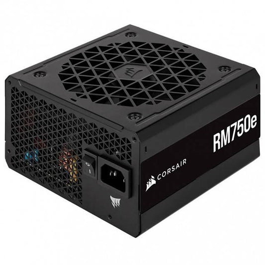 Fuente de Poder Corsair RM750e, 750w, Negro, Low Noise, 80 Plus Gold, Full Modular, REFURBISHED - CP-9020262-NA/RF