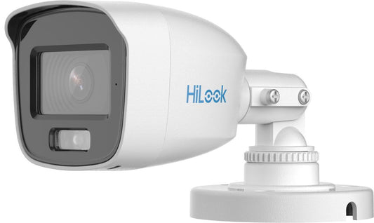 Bala TURBOHD 2 Megapixel (1080p) / Imagen a Color 24/7 / Lente 2.8 mm / ColorVu Lite / Luz Blanca 20 mts / IP66 / Policarbonato / Microfono Integrado