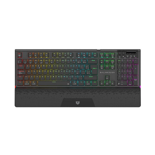 Teclado Gamer Inalámbrico DOMINATE EXPERT GK9791 Balam Rush Legend Series, Color Negro, BR-940382