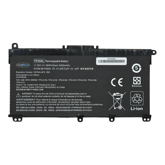 OTHTF03XL Bateria Interna 11.55V HP Pavilion  -3470mAh Series 15-CD Series 17-AR Series TF03XL