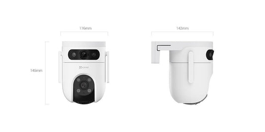 Camara Wifi EZVIZ H9C DUAL (5MP+5MP)