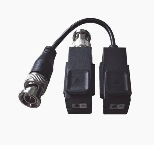 Kit de Transceptor (Balluns) TURBOHD con Boton Push / Hasta 8 MP (4K) / 100% Cobre / Soporta HD-TVI / AHD / CVI / CVBS / Audio por Coaxitron