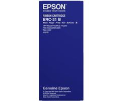 Cinta EPSON ERC-31B, Matriz de punto, Negro