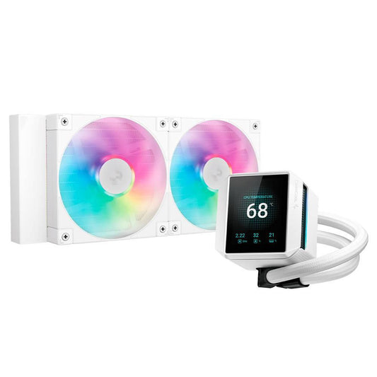 Enfriamiento Liquido DeepCool Mystique LE240  ARGB 3400 RPM Blanco R-LE720-WHAMMN-G-1