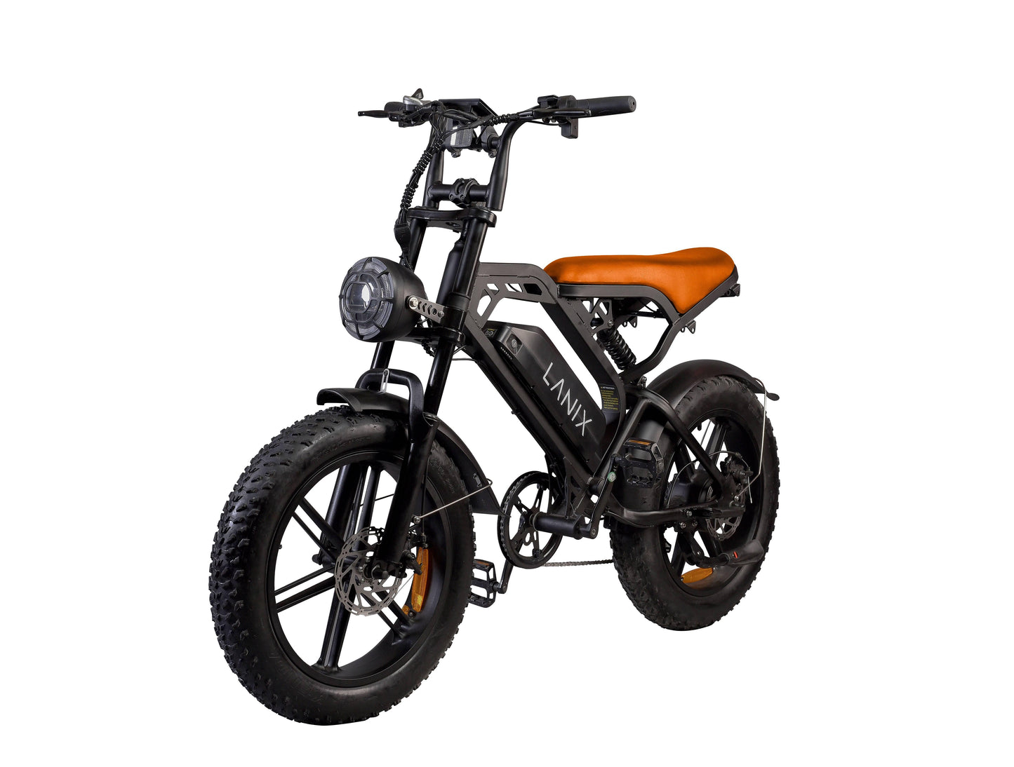 Bicicleta Eléctrica LANIX EBike XB3 15160, Motor: 750W. Velocidad Máxima 40 KM/H,Freno de Disco trasero, Luz LED. Tiempo de carga 7 - 8 hrs.
